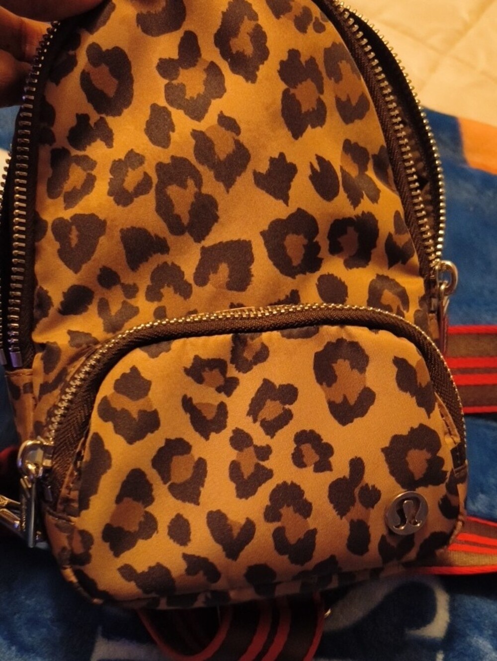 Leopard Print Mini Backpack — Brown - Picture 6 of 6